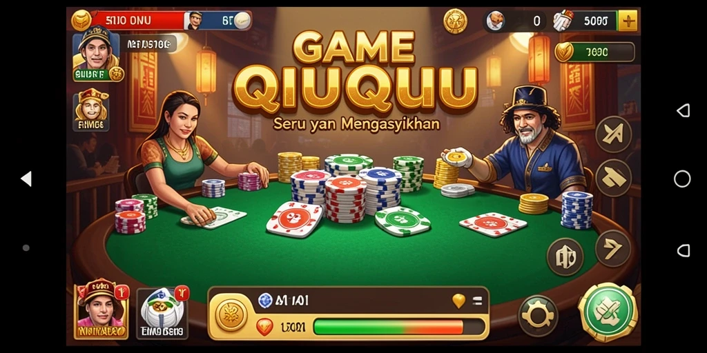 Screenshot gameplay QiuQiu yang penuh aksi di 5RT.