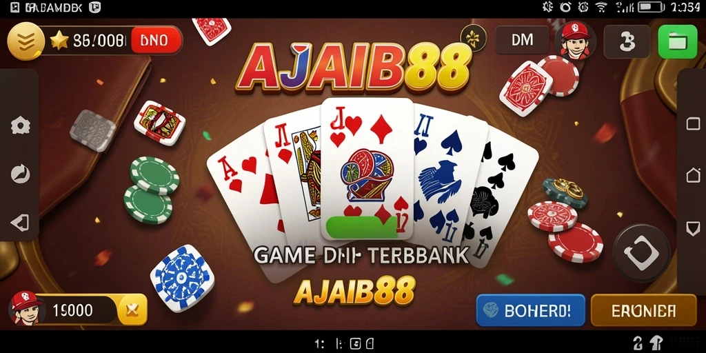 Tampilan gameplay Domino yang seru dan interaktif.