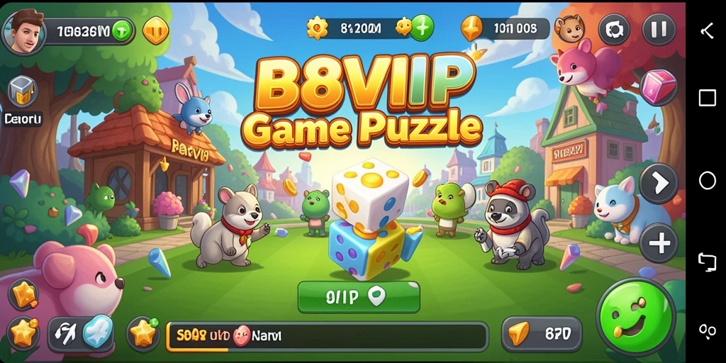Screenshot menunjukkan gameplay Puzzle yang seru dan menantang.
