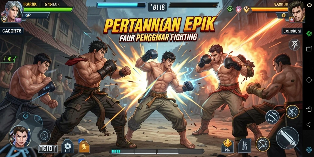 Tampilkan aksi pertarungan seru dalam CACOR78.