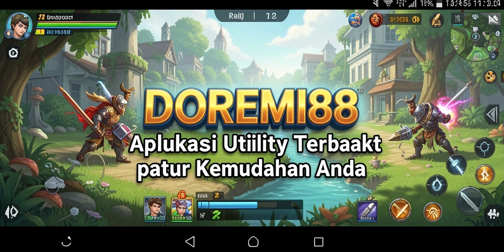 Screenshot DOREMI88 menampilkan tampilan antarmuka yang sederhana dan fungsional.