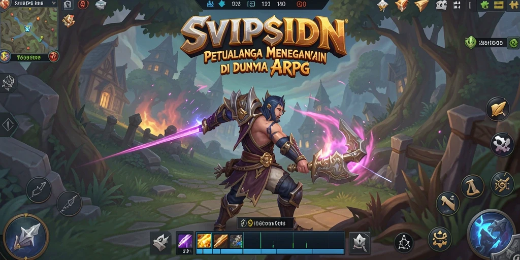 Tampilan permainan SVIPSIDN menunjukkan aksi petualangan yang mendebarkan.