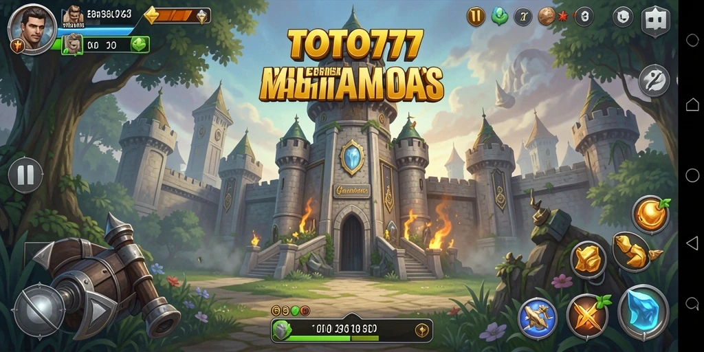 TOTO777 menampilkan tampilan seru gameplay Tower Defense dengan strategi serangan yang kompleks.